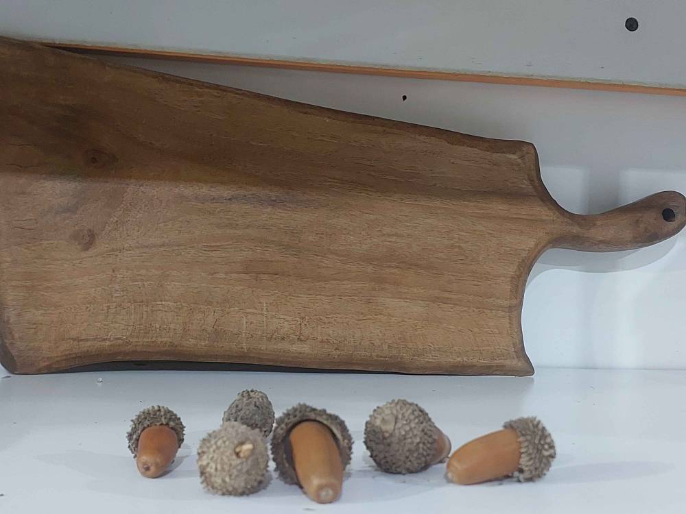 اردو خوری با چوب گردو دست ساز